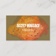 Mekaniskt Affärskort av rost