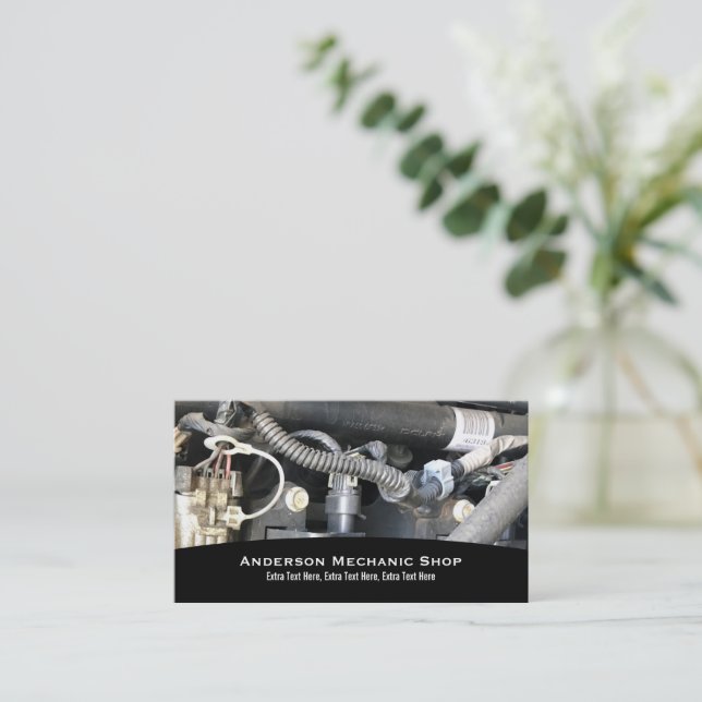 Mekaniskt Affärskort Visitkort (Stående Fram)