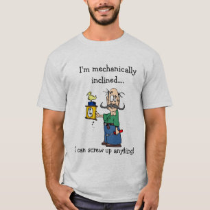 Mekaniskt benäget t-shirt