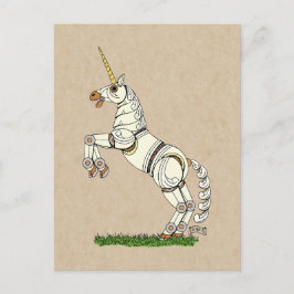 Mekaniskt Enhörningskort Vykort