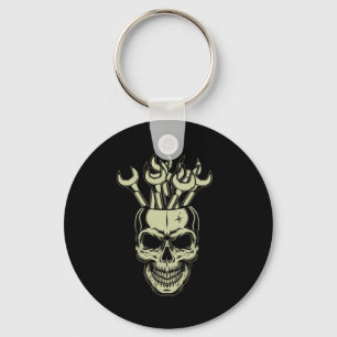 Mekaniskt fack för skullskruvmejsel för bildisk nyckelring