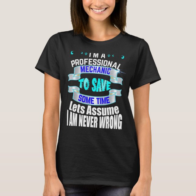 Mekaniskt fel i professionell t shirt (Framsida)