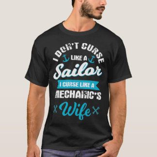Mekaniskt funny som en mekanisk hustru t shirt