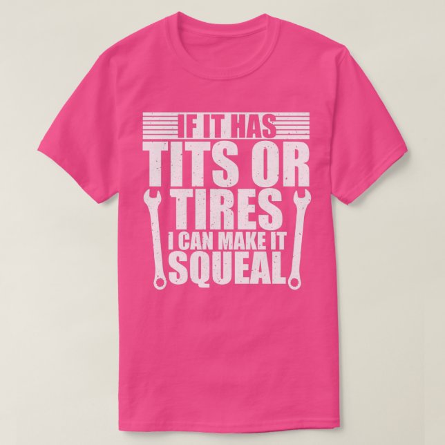 Mekaniskt Ga-bilfordon för verkstadskörning T Shirt (Design framsida)