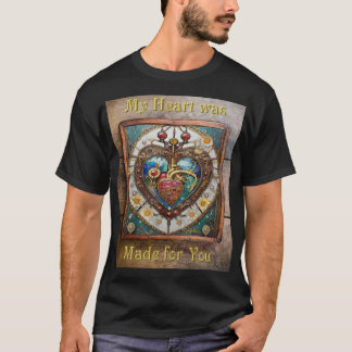 Mekaniskt hjärta Anatomisk Steampunk-serie T Shirt