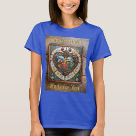 Mekaniskt hjärta Anatomisk Steampunk-serie T Shirt