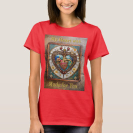 Mekaniskt hjärta anatomisk Steampunk-serie T Shirt