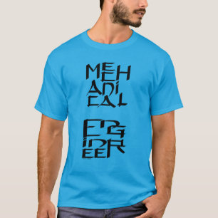 Mekaniskt Ingenjör-tecken T Shirt