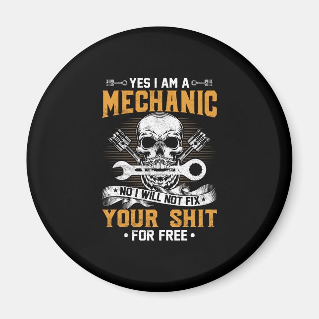 Mekaniskt ja, jag är en mekanisk magnet (Framsidan)