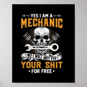 Mekaniskt ja, jag är en mekanisk poster