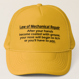 Mekaniskt reparera hattar truckerkeps