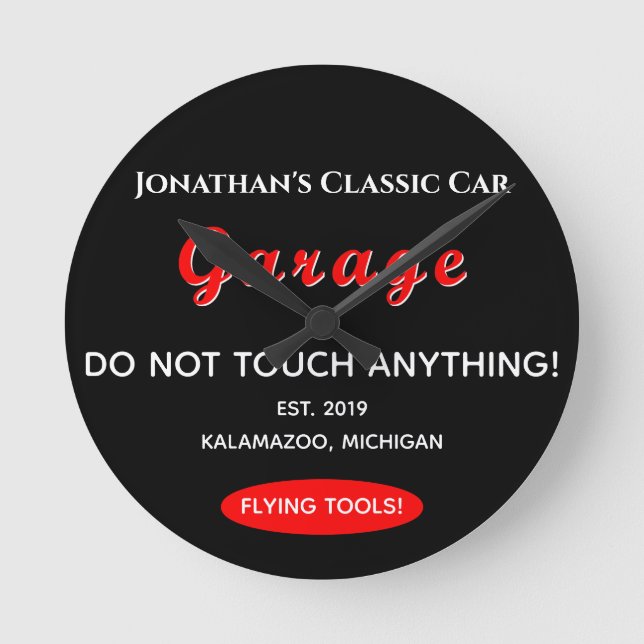 Mekaniskt trädgårdsskal för Verktyg Rund Klocka (Framsida)