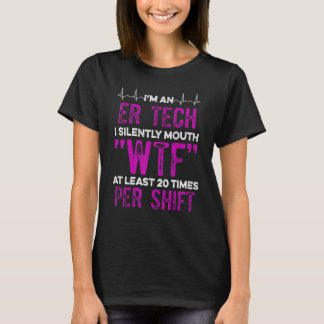 Mekaniskt underhåll av levator tyst tekniker t shirt