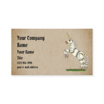 Mekaniskt Unicorn-Affärskort