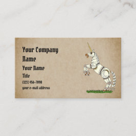 Mekaniskt Unicorn-Affärskort Visitkort