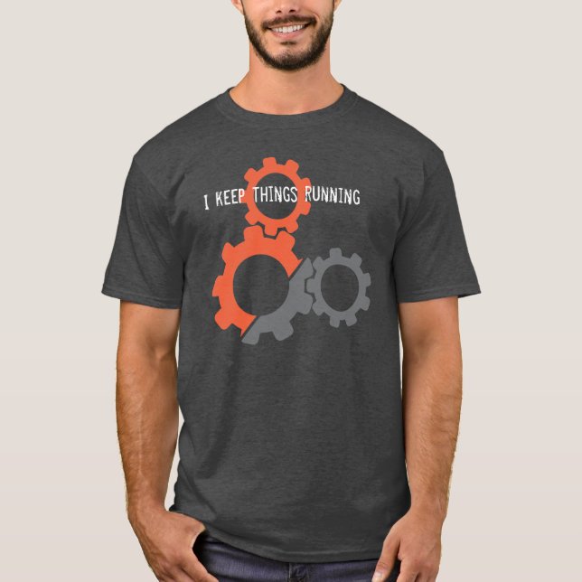 Mekaniskt utrustar T-tröja Tee Shirt (Framsida)
