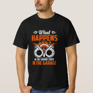Mekaniskt vad som händer i garaget t shirt