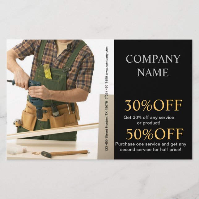 Mekaniskt Verktyg-konstruktionsmatarmatur Flygblad (Framsidan)