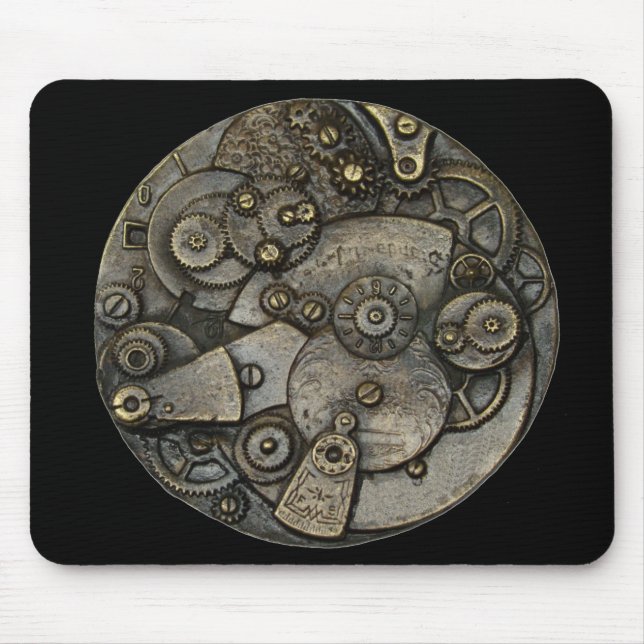Mekanismen för vintagens vaktredskap, Mousepad Musmatta (Framsidan)