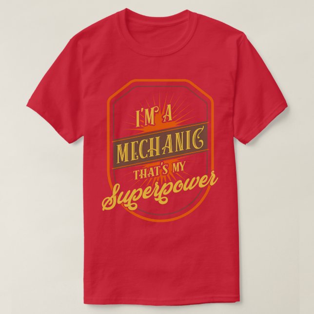 Mekanist T Shirt (Design framsida)