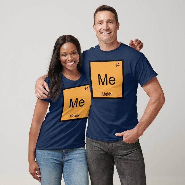 Mekhi Namn Kemi Element Periodiska Systemet Tröja (Unisex)