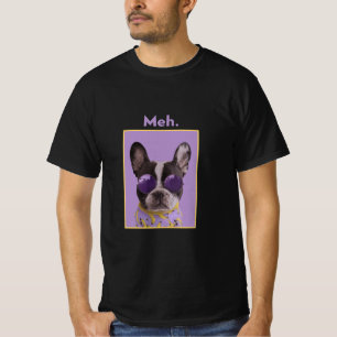 Mekigt rolig hund meme t-shirt 
