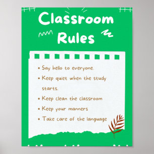 MEKIMI - Aesthetic Printable Classroom Regler Poster