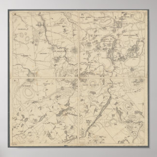 Mekkonst i regionen Sjö Poster