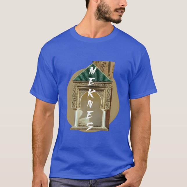 MEKNES stad en av de mest historiska städer vint T Shirt (Framsida)