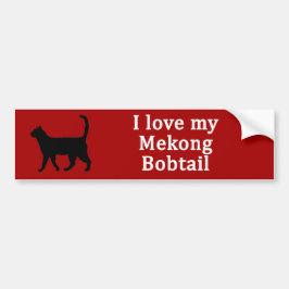 Mekong Bobtail Kärlek Bildekal