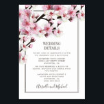 Mekort för införande av Cherry Blommar Rosa White  Bordsnummer<br><div class="desc">Inmatningskort för Cherry Blommar Rosa White Bröllop - har ett färg-schema med brunt, rosa och vitt mörk med modernt manus och sanserif typsnitt. Visa länken för matchningssamling på den här fullt för att slutföra sökningen efter vår, sen vinter eller sommarhändelse. Du kommer att få se en kollage av de produkter...</div>