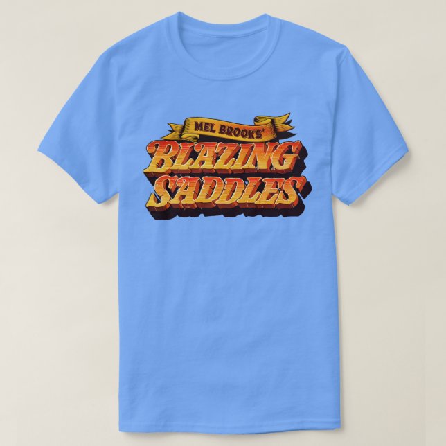 Mel Brooks Blazing Saddles T Shirt (Design framsida)