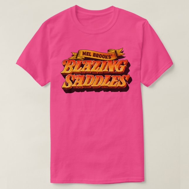 Mel Brooks Blazing Saddles T Shirt (Design framsida)