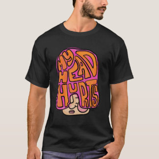 Mel F konst mitt huvud Ontr huvudvärk och migrän m T Shirt