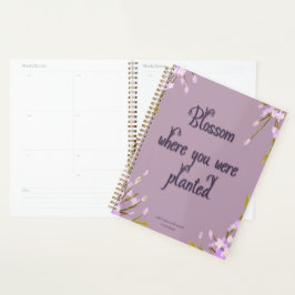 Mel Mae Schmidt Stationery mauve Blumenmuster