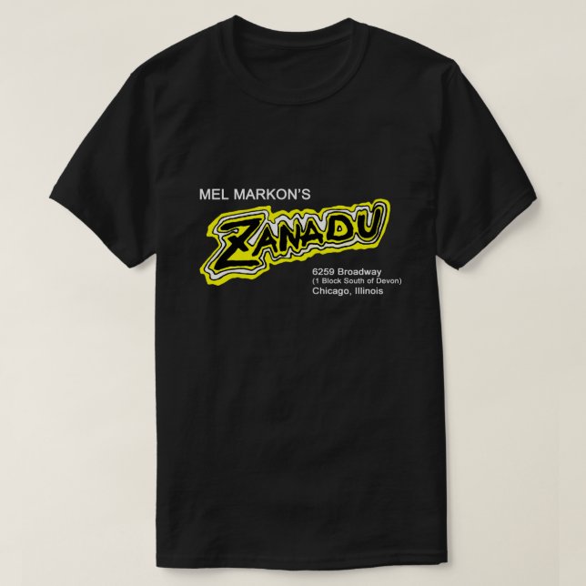 Mel Markon's, Zanadu, Chicago, Illinois T Shirt (Design framsida)