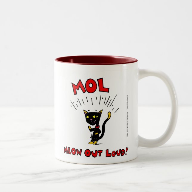 Mel ’MOL: MEOW OUT LOUD’ Mugg (Höger)