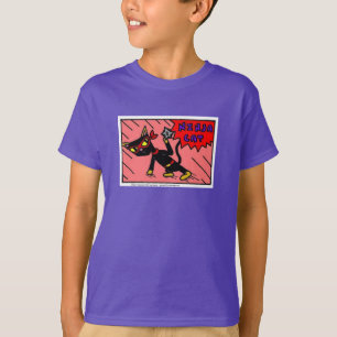 Mel NINJA CAT Kids Basic T-Shirt