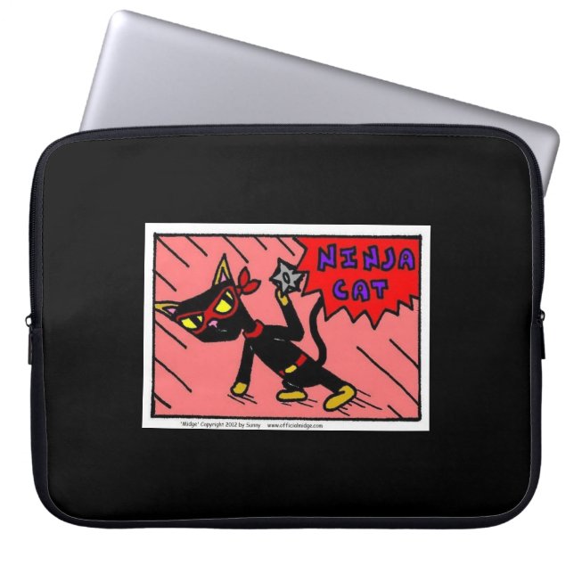 Mel NINJA CAT Laptop sleeve (Framsidan)