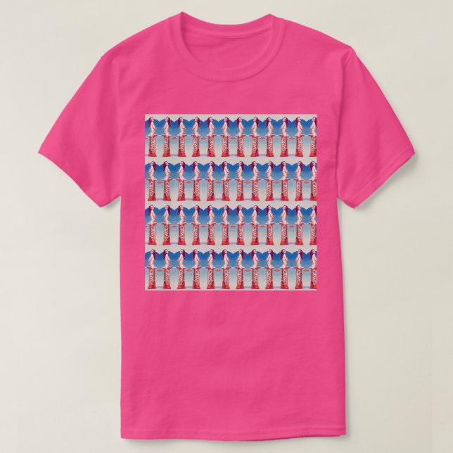 Mel Ramos 100 Grand mönster rendering T Shirt (Design framsida)