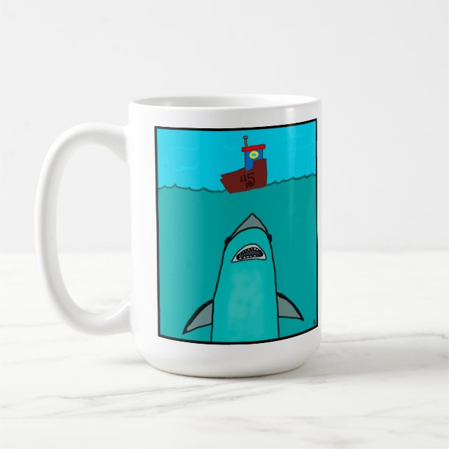 Mel the Shark Kaffemugg (Vänster)