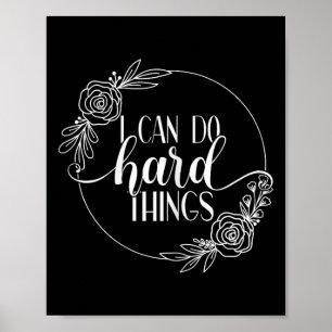 Mela Motivational Workout Design - jag kan göra de Poster
