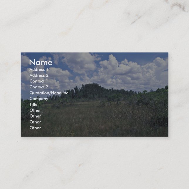 Melaleuca Visitkort (Framsida)