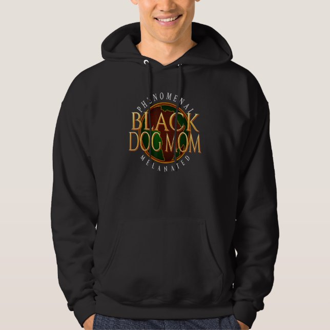 Melanated And HBCU Educated Melanin African Pride  Hoodie (Framsida)