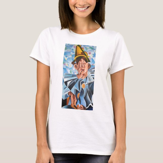 Melancholclown Geometric Art Tee Shirt (Framsida)