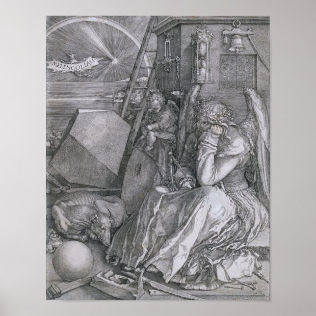 Melancholia, Albrecht Durer Poster (Framsidan)