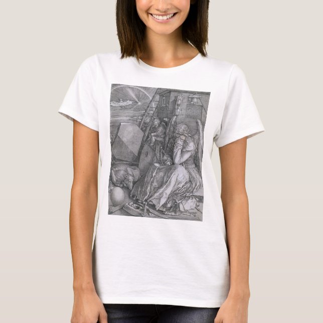 Melancholia, Albrecht Durer T Shirt (Framsida)