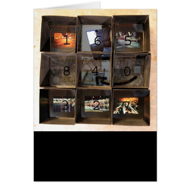 Melancholia Hors Propos av Pascale Baud Card Hälsningskort (Framsidan)