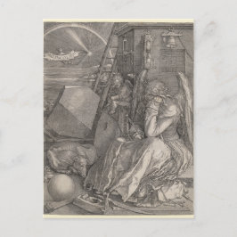 Melancholia I, Engrave av Albrecht Durer Vykort