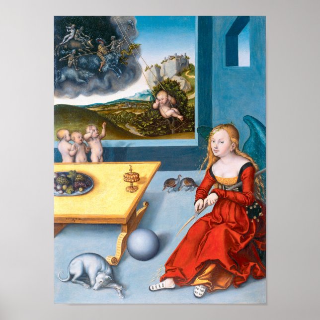 Melancholia | Lucas Cranach the Elder | Poster (Framsidan)